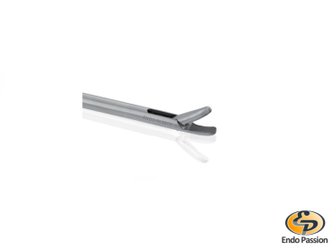 Needle holder left, with TC, with ratchet, single action